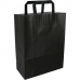 Draagtas zwart papier 26x12x35cm Tpk270446